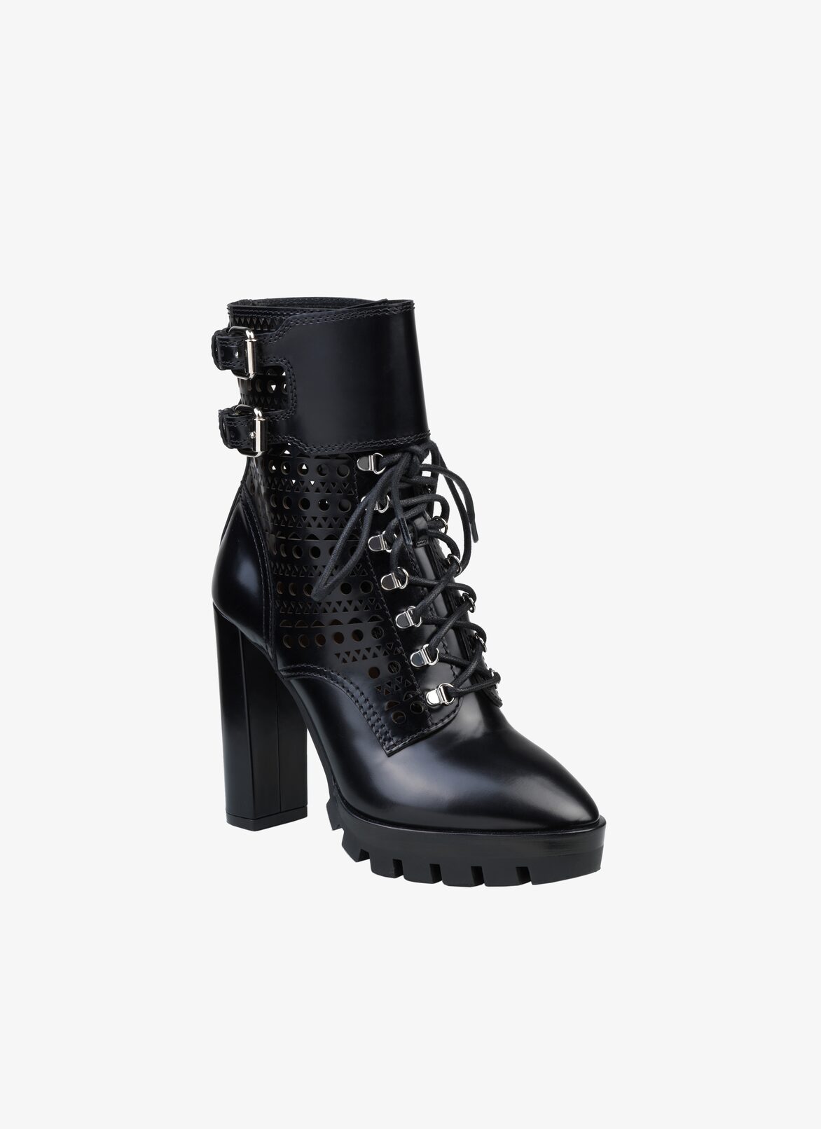 STILETTO ANKLE BOOT   ALAÏA BLACK STILETTO ANKLE BOOT